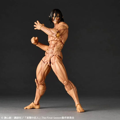 Attack on Titan Amazing Yamaguchi Revoltech NR057 Attack Titan (Eren Yeager) Kaiyodo Exclusive Action Figure w/ Bonus Head