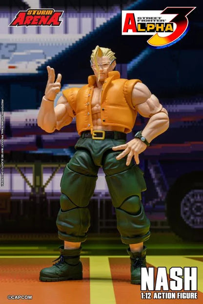 Pre-Order - Street Fighter Alpha 3 Storm Arena Nash 1/12 Scale Action Figure