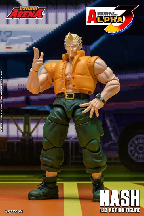 Pre-Order - Street Fighter Alpha 3 Storm Arena Nash 1/12 Scale Action Figure