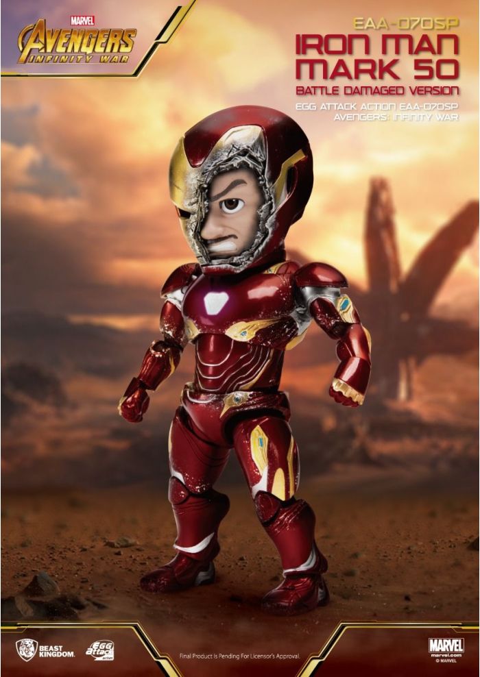 Iron Man Mark L Battle Damaged Ver. Egg Attack Action EAA-70SP