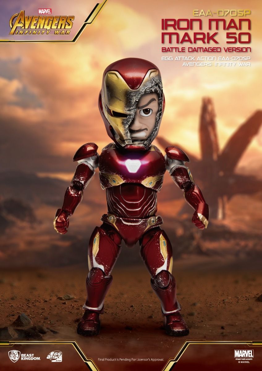 Iron Man Mark L Battle Damaged Ver. Egg Attack Action EAA-70SP