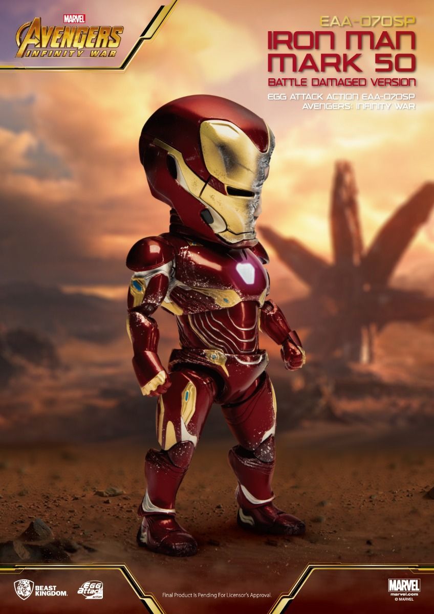 Iron Man Mark L Battle Damaged Ver. Egg Attack Action EAA-70SP