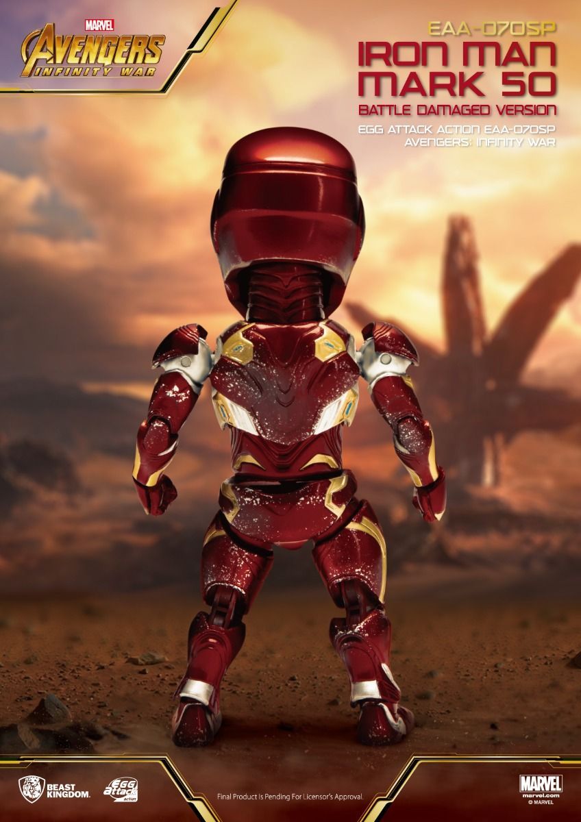 Iron Man Mark L Battle Damaged Ver. Egg Attack Action EAA-70SP