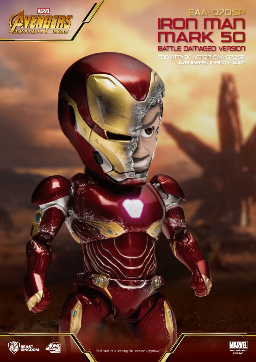Iron Man Mark L Battle Damaged Ver. Egg Attack Action EAA-70SP