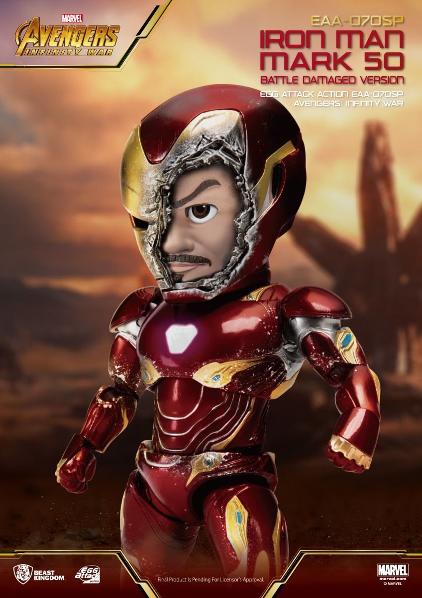 Iron Man Mark L Battle Damaged Ver. Egg Attack Action EAA-70SP