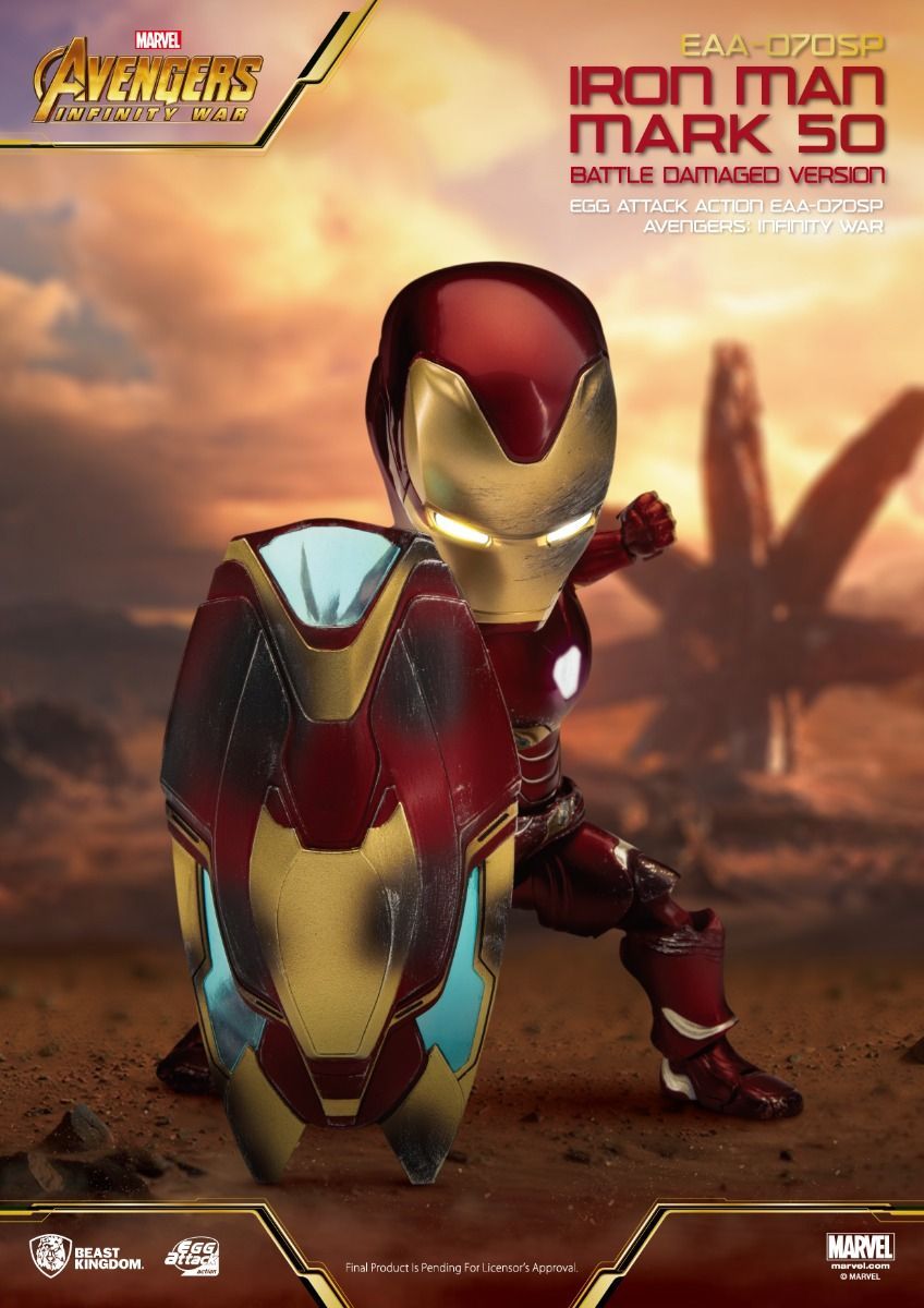Iron Man Mark L Battle Damaged Ver. Egg Attack Action EAA-70SP