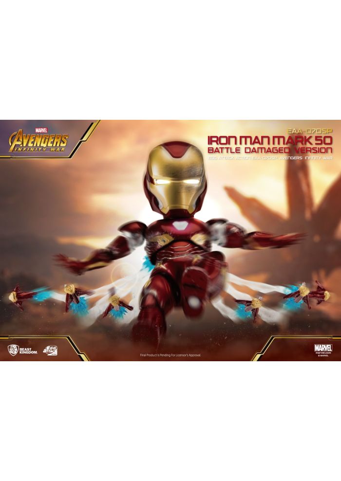Iron Man Mark L Battle Damaged Ver. Egg Attack Action EAA-70SP