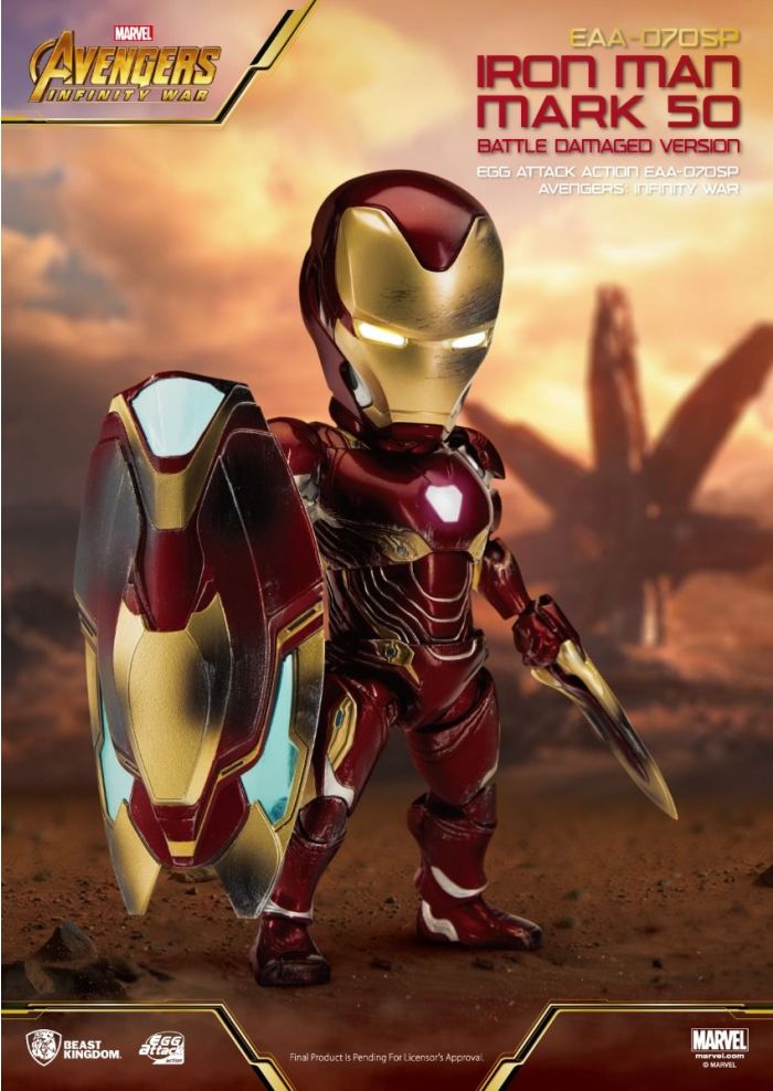 Iron Man Mark L Battle Damaged Ver. Egg Attack Action EAA-70SP