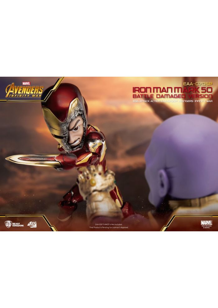 Iron Man Mark L Battle Damaged Ver. Egg Attack Action EAA-70SP