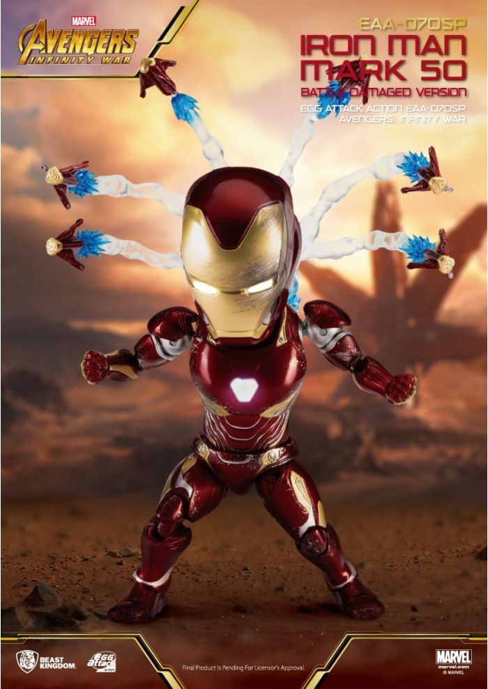 Iron Man Mark L Battle Damaged Ver. Egg Attack Action EAA-70SP