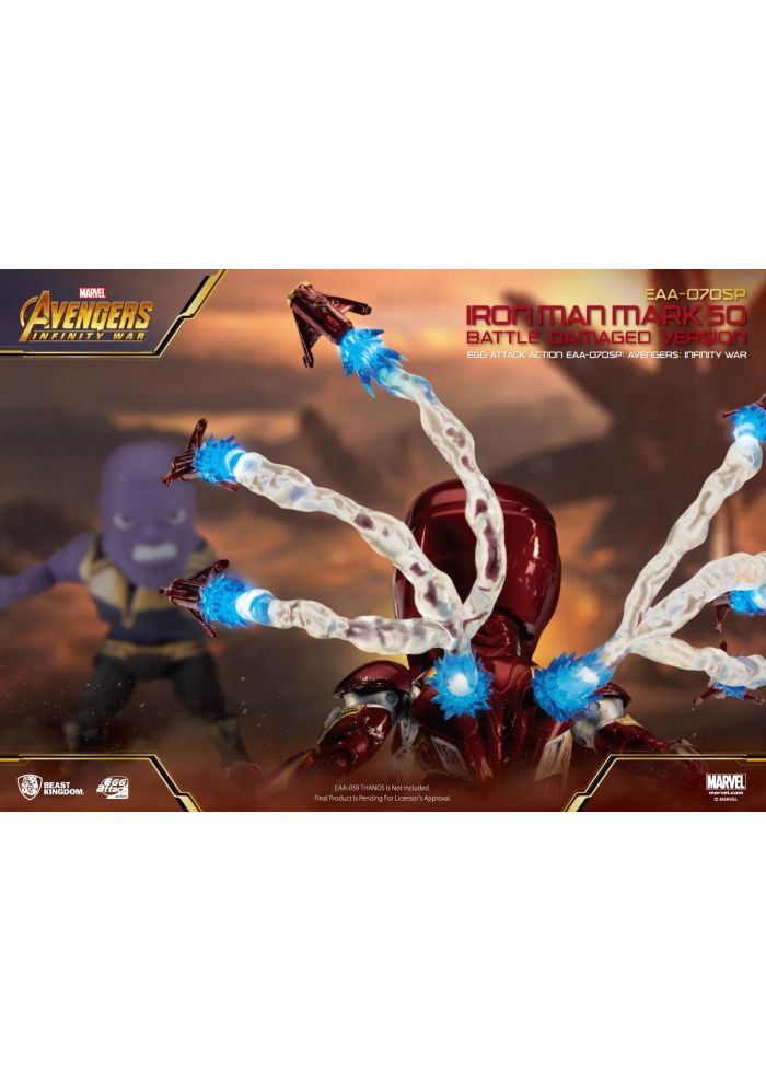 Iron Man Mark L Battle Damaged Ver. Egg Attack Action EAA-70SP