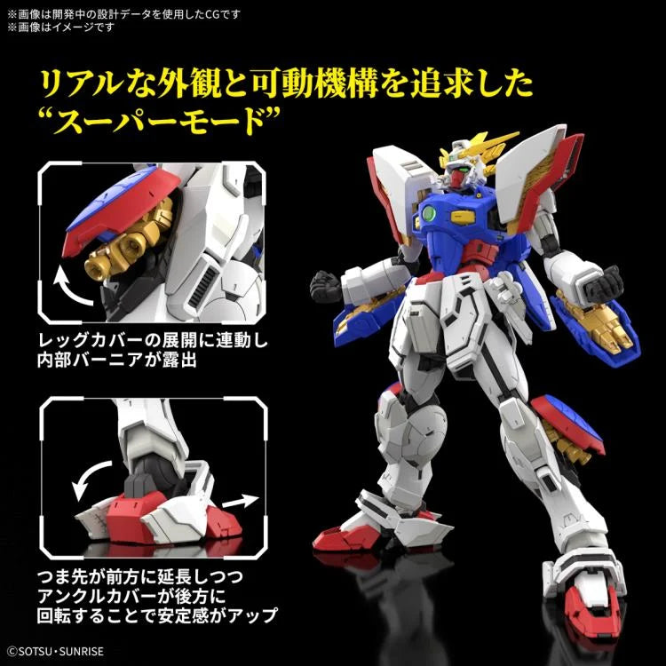 Mobile Fighter G Gundam RG GF13-017NJ Shining Gundam 1/144 #42 Scale Model Kit