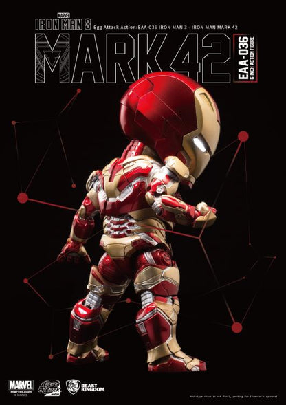 Iron Man 3 Egg Attack Action EAA-036 Iron Man Mark XLII