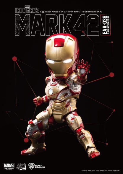 Iron Man 3 Egg Attack Action EAA-036 Iron Man Mark XLII