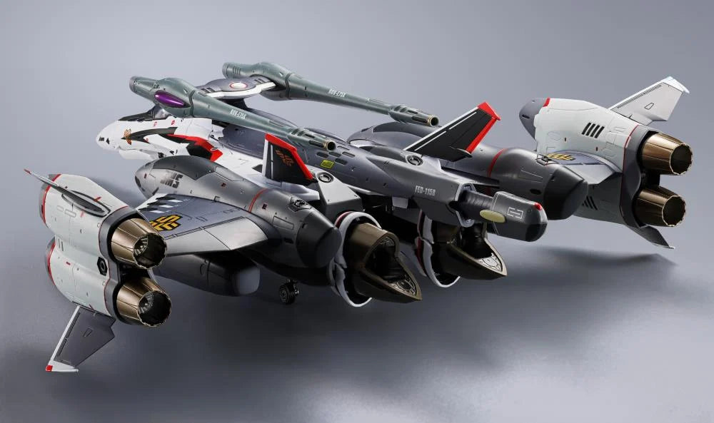 PRE-ORDER - Macross Frontier: The False Songstress DX Chogokin VF-25F Tornado Messiah Valkyrie (Alto Saotome Machine Revival Ver.)