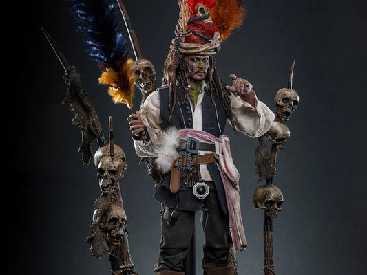Pre-Order: Pirates of the Caribbean: Dead Man's Chest DX48 Pelegostos Chief Jack Sparrow 1/6th Scale Collectible Figure