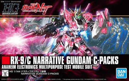 Mobile Suit Gundam Narrative HGUC Narrative Gundam (C-Packs) 1/144 Scale Model Kit