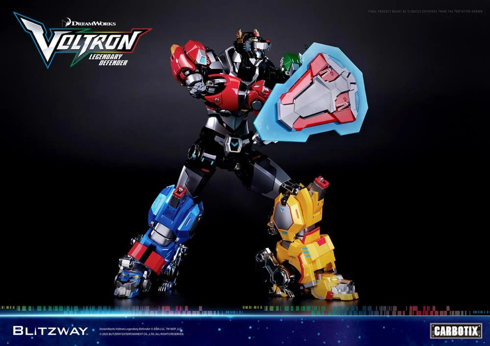 PRE-ORDER - Voltron: Legendary Defender Carbotix 10th Anniversary Voltron (Standard Edition Ver.) Action Figure