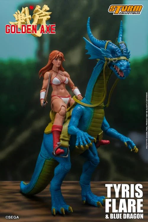 Golden Axe Tyris Flare and Blue Dragon 1/12 Scale Action Figure Set