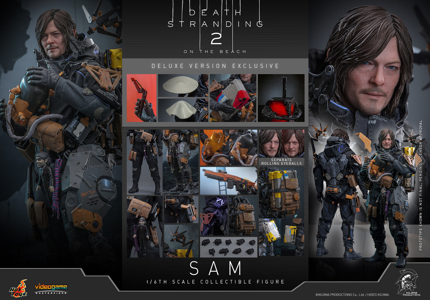 Pre-Order - Death Stranding 2: On The Beach VGM Sam Porter Bridges (Deluxe Ver.) 1/6th Collectible Figure