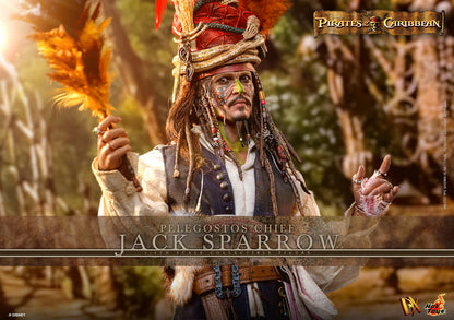 Pre-Order: Pirates of the Caribbean: Dead Man's Chest DX48 Pelegostos Chief Jack Sparrow 1/6th Scale Collectible Figure