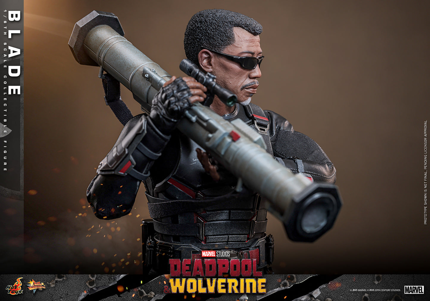Pre-Order - Deadpool & Wolverine MMS791 Blade 1/6th Scale Collectible Figure