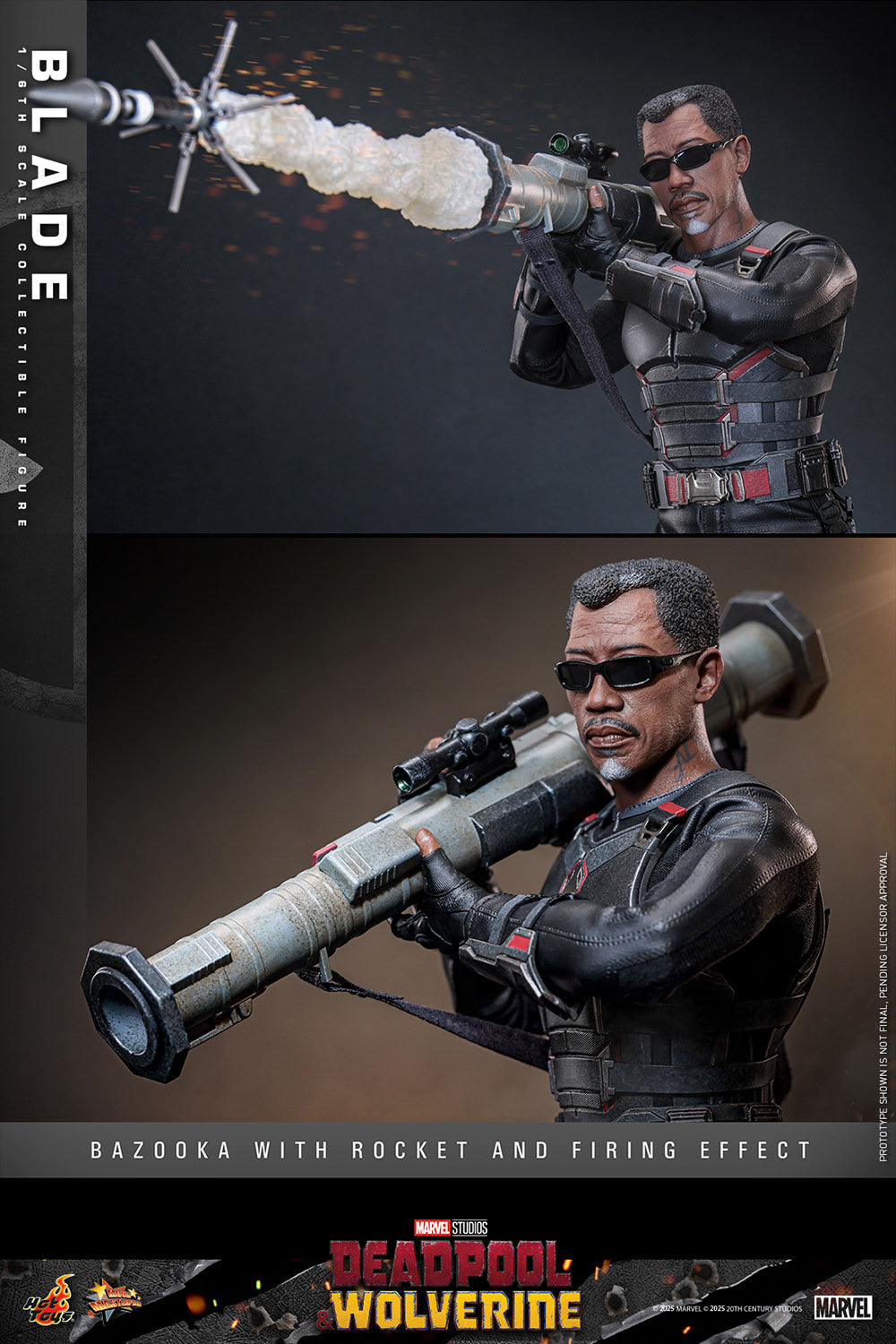 Pre-Order - Deadpool & Wolverine MMS791 Blade 1/6th Scale Collectible Figure