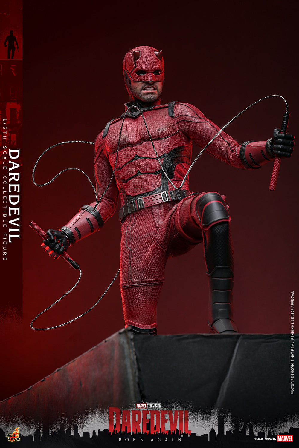Pre-Order - Daredevil: Born Again TMS154 Daredevil 1/6th Scale Collectible Figure