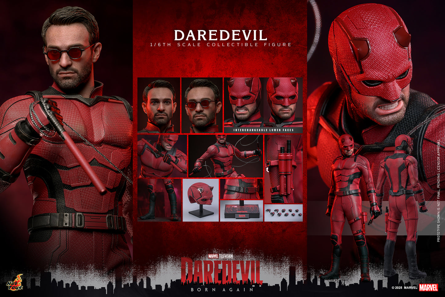 Pre-Order - Daredevil: Born Again TMS154 Daredevil 1/6th Scale Collectible Figure