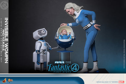 Pre-Order - The Fantastic Four: First Steps MMS824 Invisible Woman and H.E.R.B.I.E. 1/6th Scale Collectible Figure Set