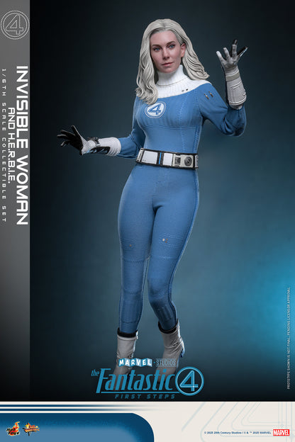 Pre-Order - The Fantastic Four: First Steps MMS824 Invisible Woman and H.E.R.B.I.E. 1/6th Scale Collectible Figure Set