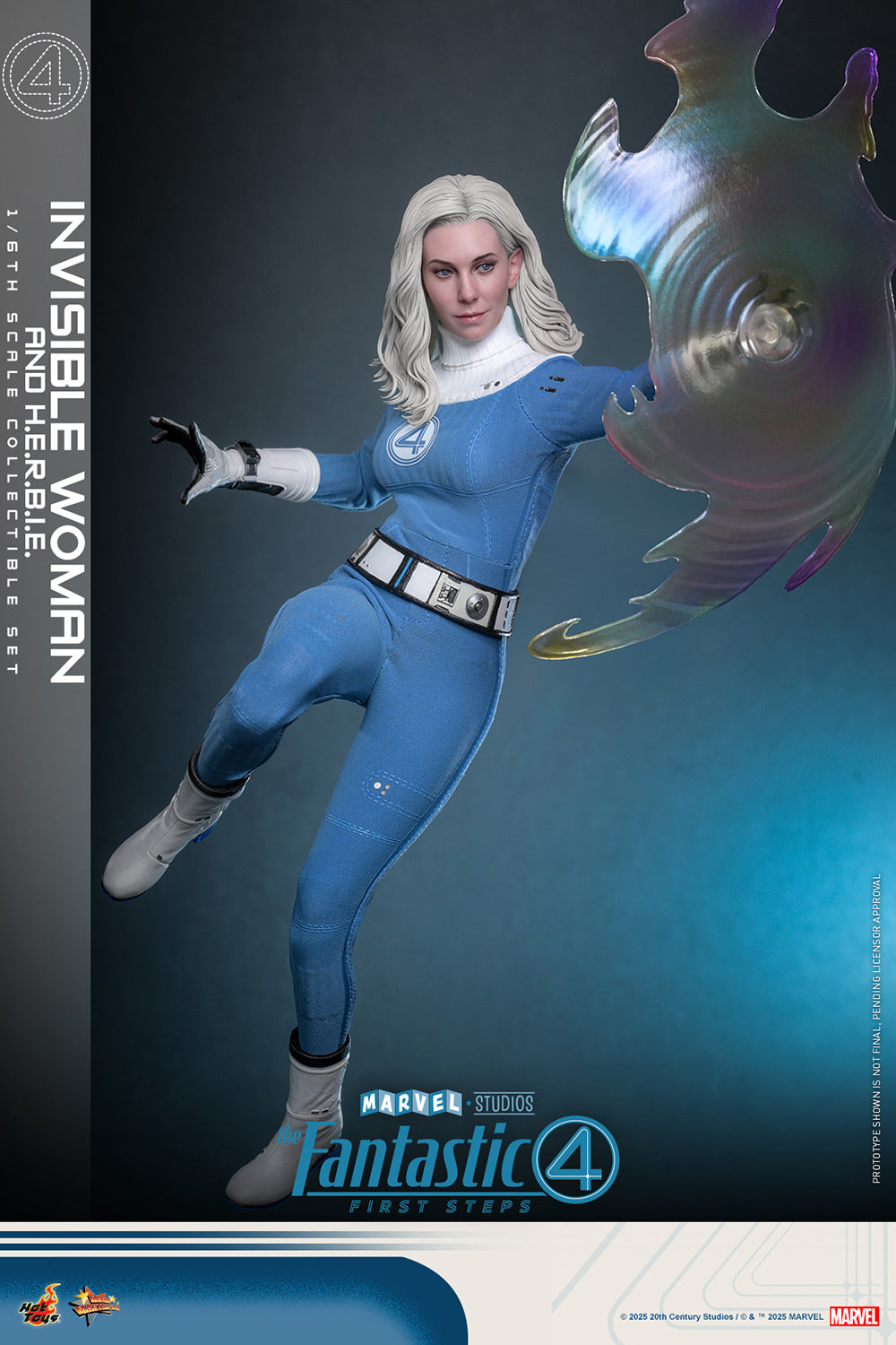 Pre-Order - The Fantastic Four: First Steps MMS824 Invisible Woman and H.E.R.B.I.E. 1/6th Scale Collectible Figure Set