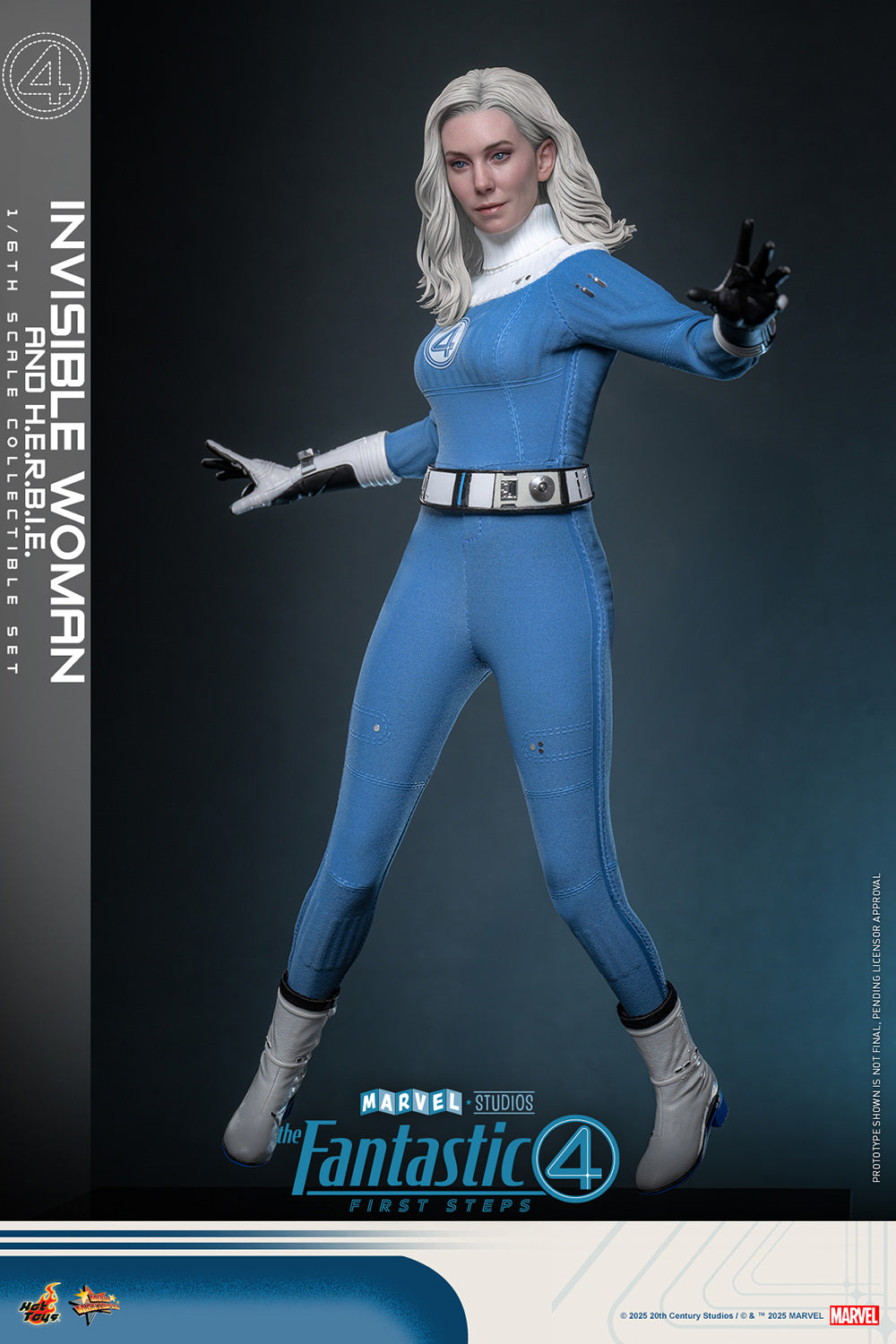 Pre-Order - The Fantastic Four: First Steps MMS824 Invisible Woman and H.E.R.B.I.E. 1/6th Scale Collectible Figure Set