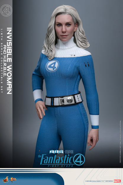 Pre-Order - The Fantastic Four: First Steps MMS824 Invisible Woman and H.E.R.B.I.E. 1/6th Scale Collectible Figure Set