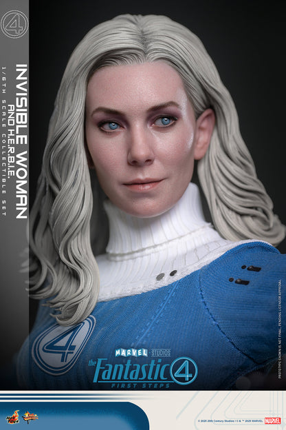 Pre-Order - The Fantastic Four: First Steps MMS824 Invisible Woman and H.E.R.B.I.E. 1/6th Scale Collectible Figure Set