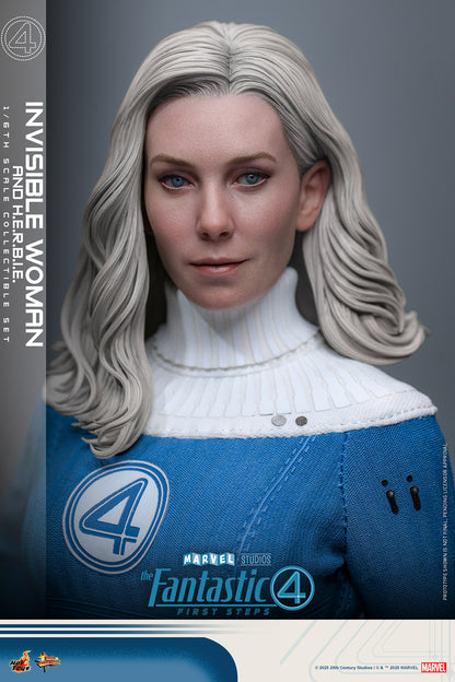 Pre-Order - The Fantastic Four: First Steps MMS824 Invisible Woman and H.E.R.B.I.E. 1/6th Scale Collectible Figure Set