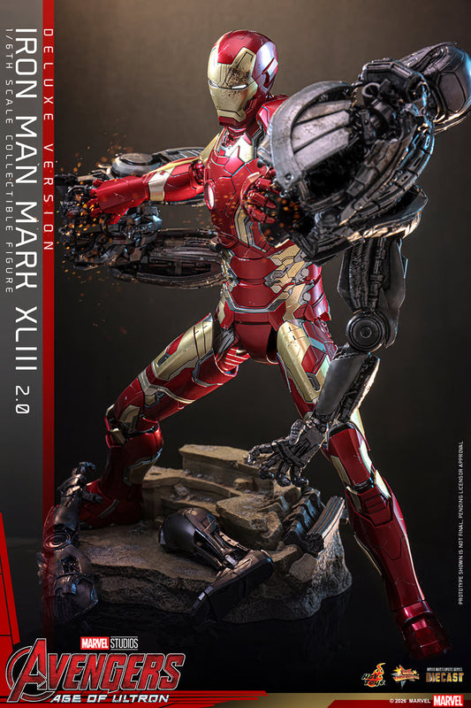 Pre-Order - Marvel MMS866D81 IRON MAN MARK XLIII Deluxe (2.0) 1/6th Scale Collectible Figure