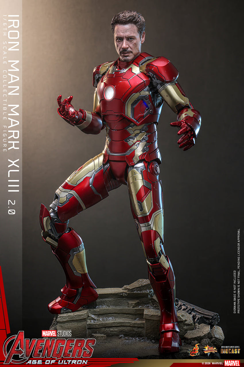 Pre-Order - Marvel MMS865D80 IRON MAN MARK XLIII (2.0) 1/6th Scale Collectible Figure