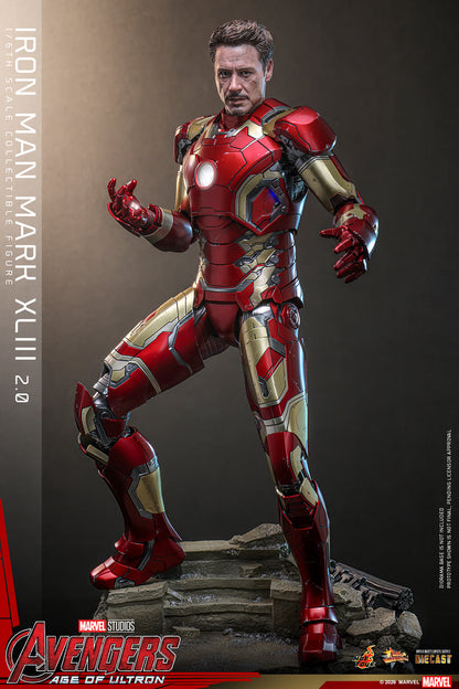 Pre-Order - Marvel MMS865D80 IRON MAN MARK XLIII (2.0) 1/6th Scale Collectible Figure