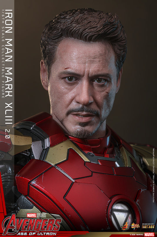 Pre-Order - Marvel MMS866D80 IRON MAN MARK XLIII (2.0) 1/6th Scale Collectible Figure