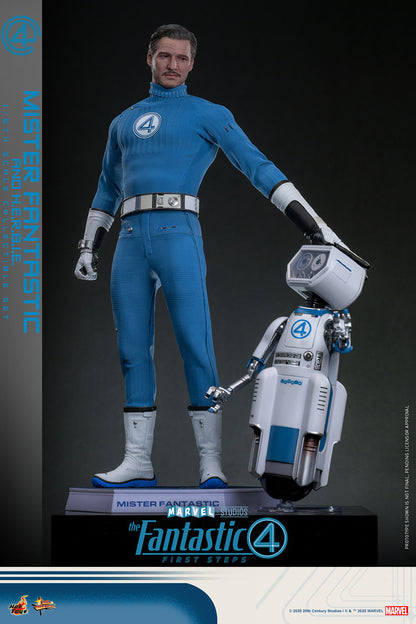 Pre-Order - The Fantastic Four: First Steps MMS822 Mister Fantastic and H.E.R.B.I.E. 1/6th Scale Collectible Figure Set