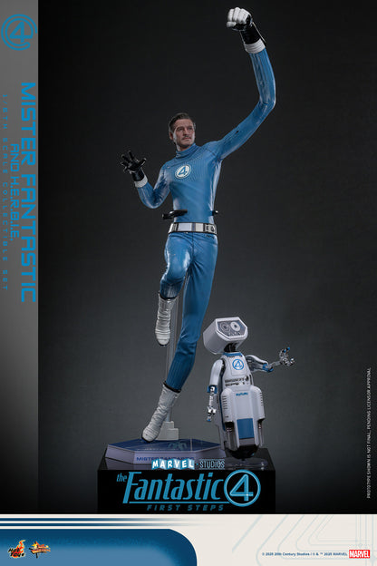 Pre-Order - The Fantastic Four: First Steps MMS822 Mister Fantastic and H.E.R.B.I.E. 1/6th Scale Collectible Figure Set