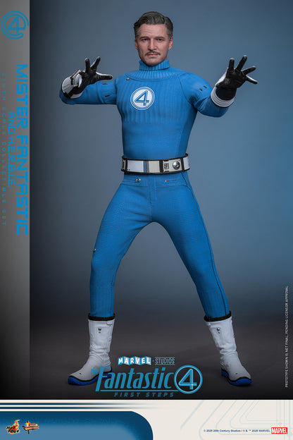Pre-Order - The Fantastic Four: First Steps MMS822 Mister Fantastic and H.E.R.B.I.E. 1/6th Scale Collectible Figure Set