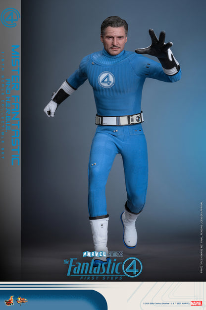 Pre-Order - The Fantastic Four: First Steps MMS822 Mister Fantastic and H.E.R.B.I.E. 1/6th Scale Collectible Figure Set