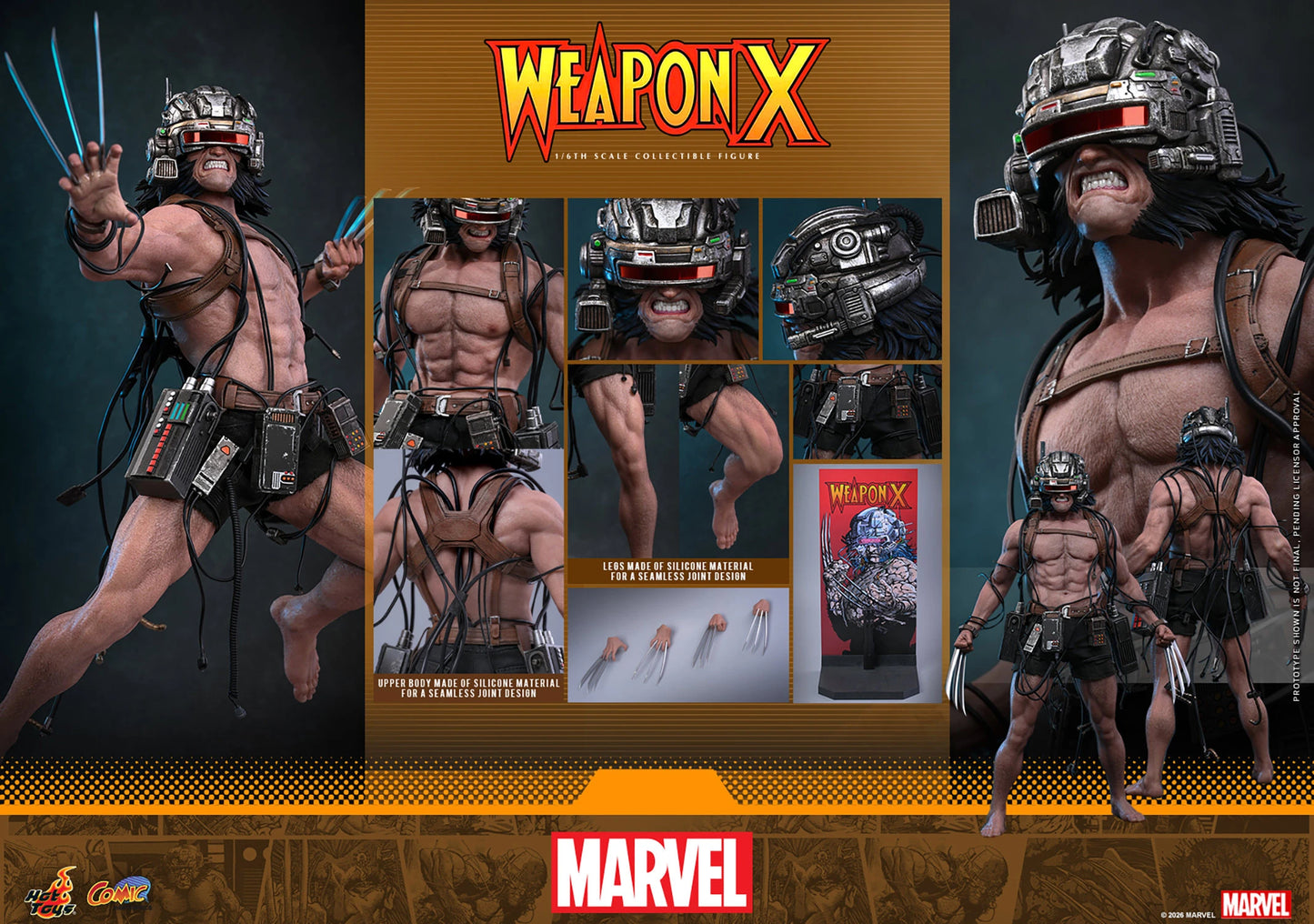 Pre-Order - Marvel Comics Weapon X CMS034 1/6th Scale Collectible Figure