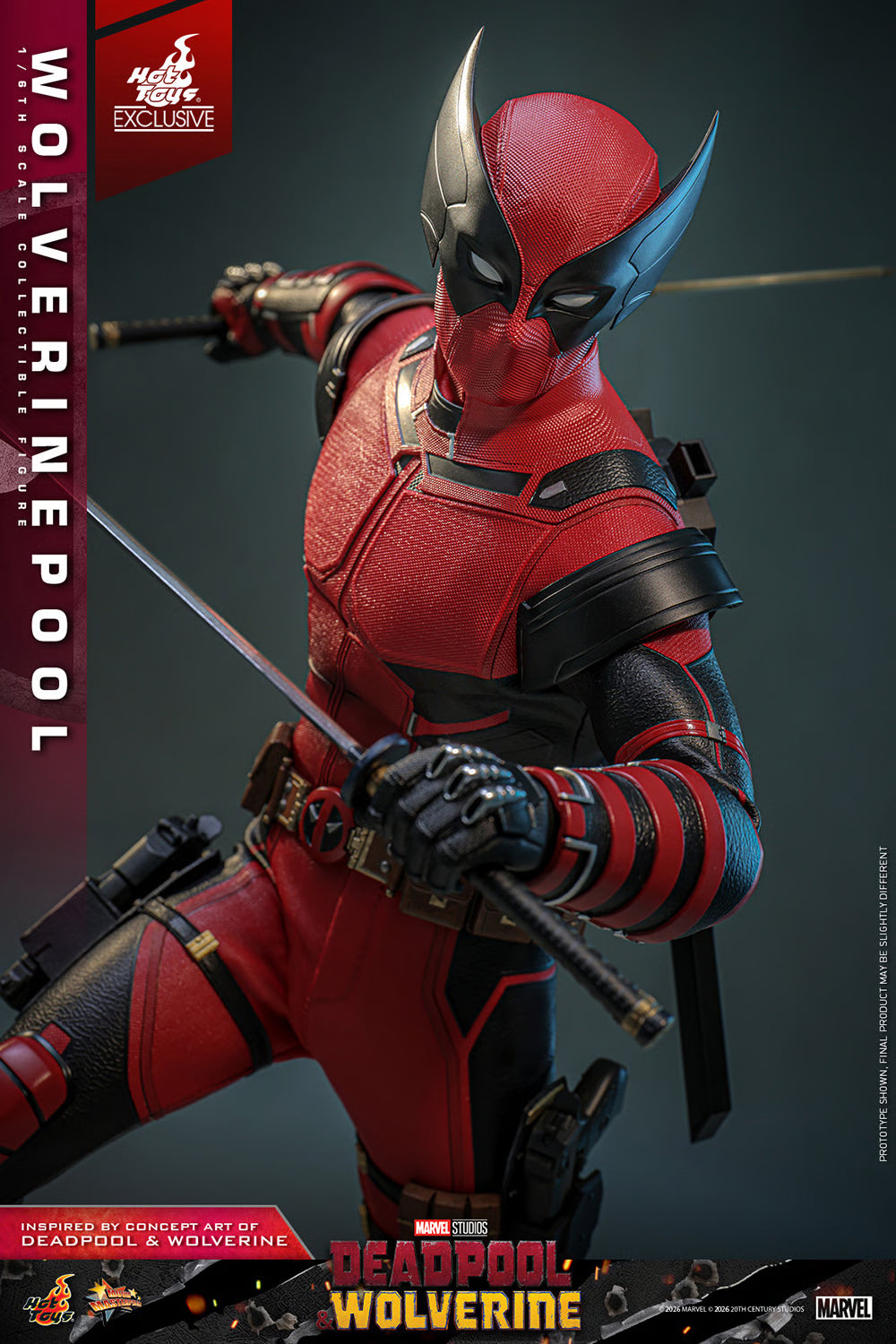 Deadpool & Wolverine MMS857 Wolverinepool 1/6th Scale Collectible Figure