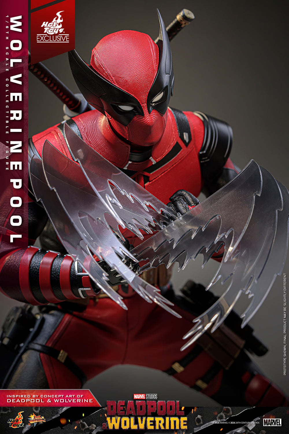 Deadpool & Wolverine MMS857 Wolverinepool 1/6th Scale Collectible Figure