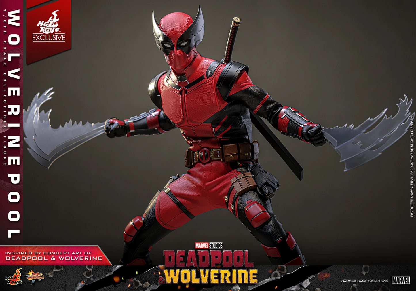 Deadpool & Wolverine MMS857 Wolverinepool 1/6th Scale Collectible Figure