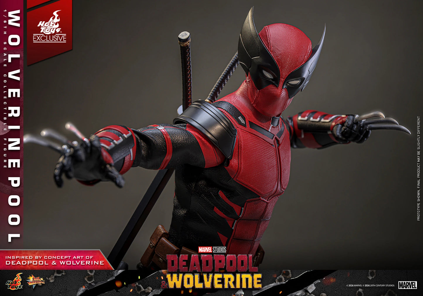 Deadpool & Wolverine MMS857 Wolverinepool 1/6th Scale Collectible Figure