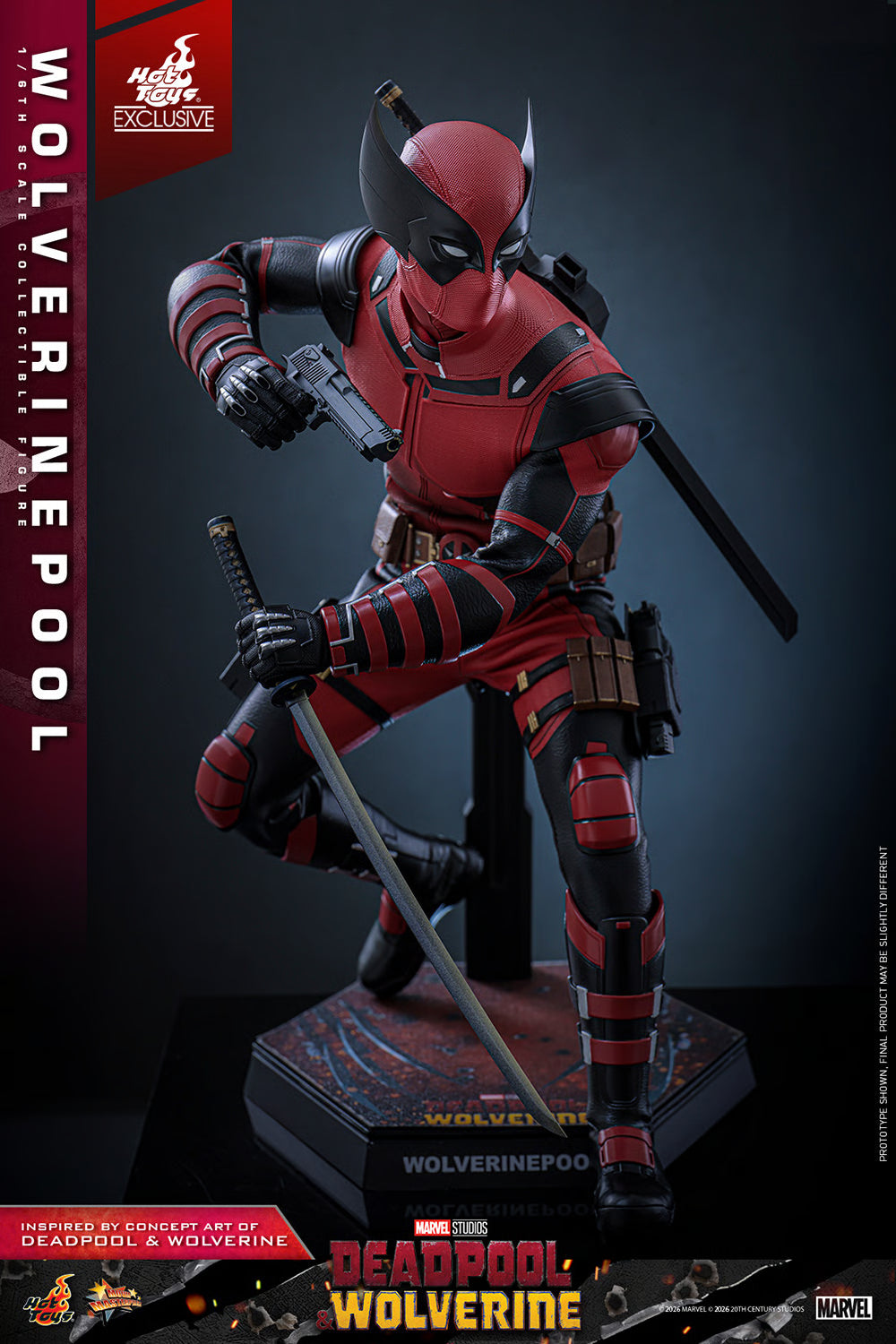Deadpool & Wolverine MMS857 Wolverinepool 1/6th Scale Collectible Figure